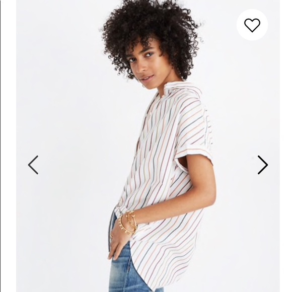 Madewell Tops - Madewell Central Shirt Sadie Stripe